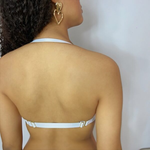 BRALETTE ESCOTADO BLANCO - Imagen 2